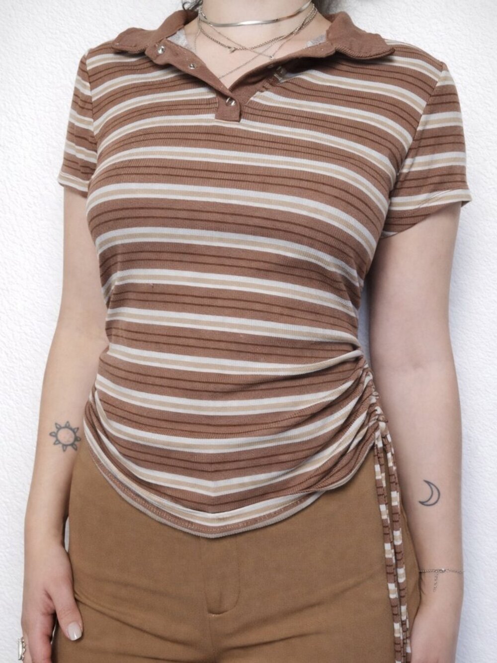Retro 90s Style Polo Shirt